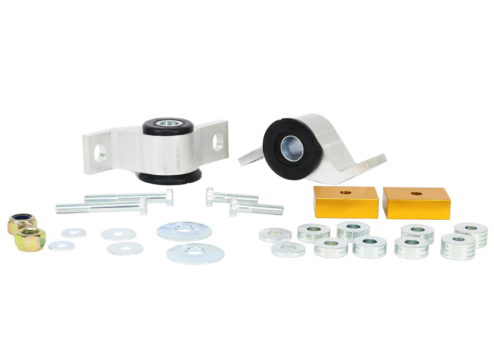 Front Lower Inner Rear Bushings Offset Caster & Anti Lift to Suit Subaru Impreza GD incl WRX/STi