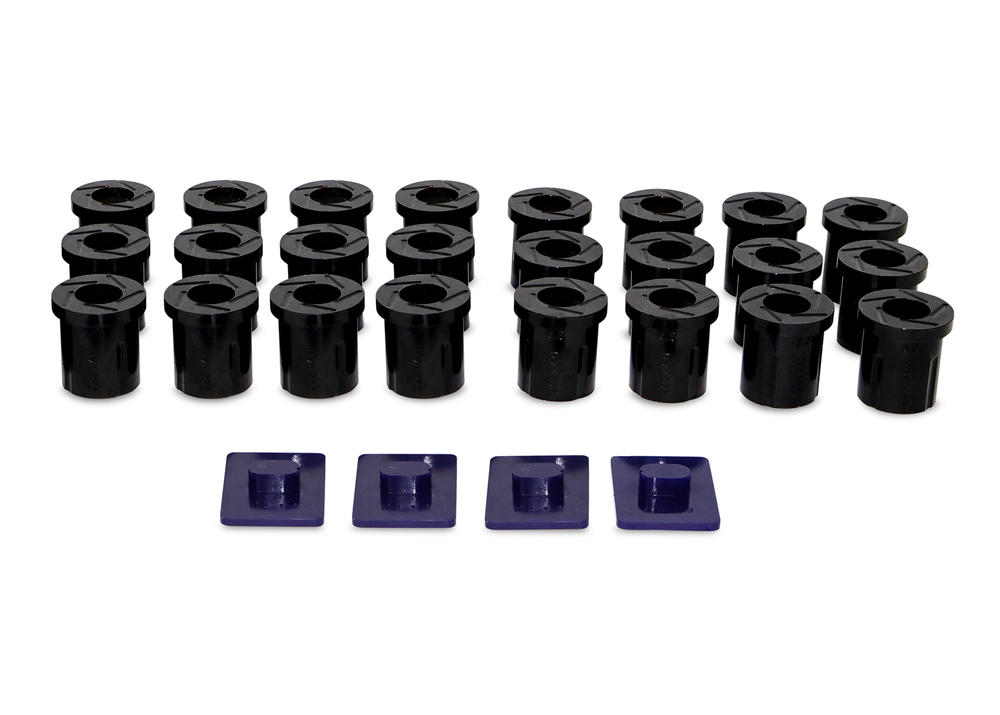 Front and Rear Leaf Spring - Bushing and Slipper Pad Heavy Duty Kit to Suit Toyota LandCruiser 55 Series