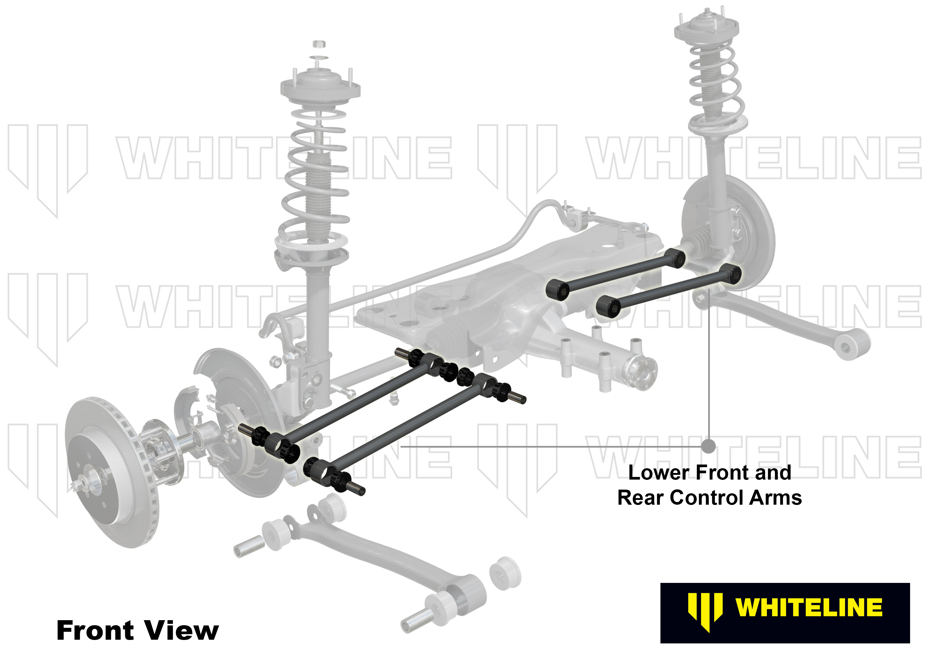 Adjustable Rear Lateral Control Arm Kit to Suit Subaru Forester, Impreza, Liberty and Outback