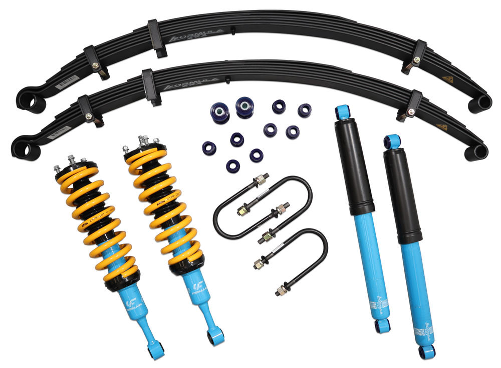 2 Inch 50mm Formula 4x4 Lift Kit with Height Adjustable ReadyStruts to suit GWM Ute, Cannon 2020-on