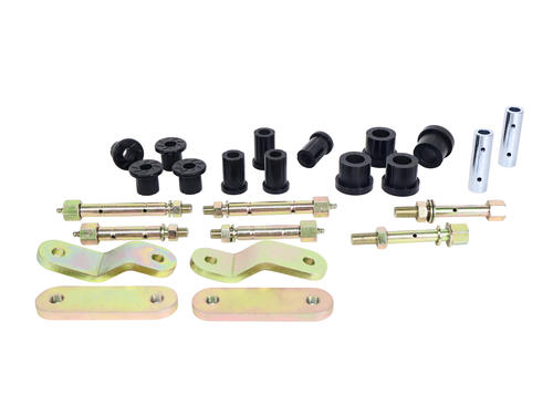 Go to Rear Leaf Spring - Bushing and Greaseable Shackle/Pin Kit to Suit Mitsubishi Triton MV and Nissan Navara D27