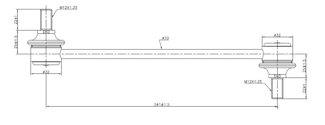 Front Sway Bar Link to suit Hyundai & Kia Carens & Magentis