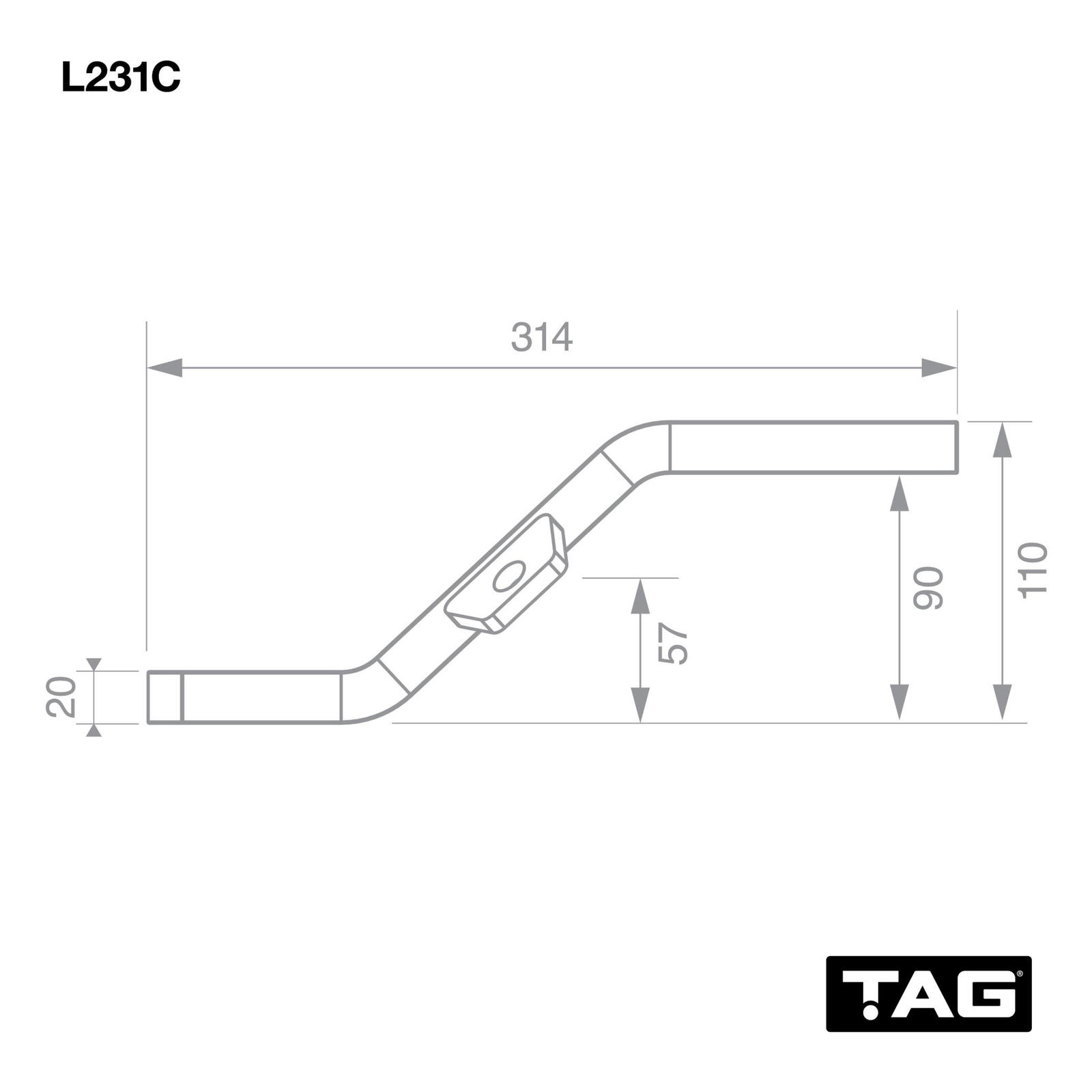 TAG Class 2 Tow Ball Mount