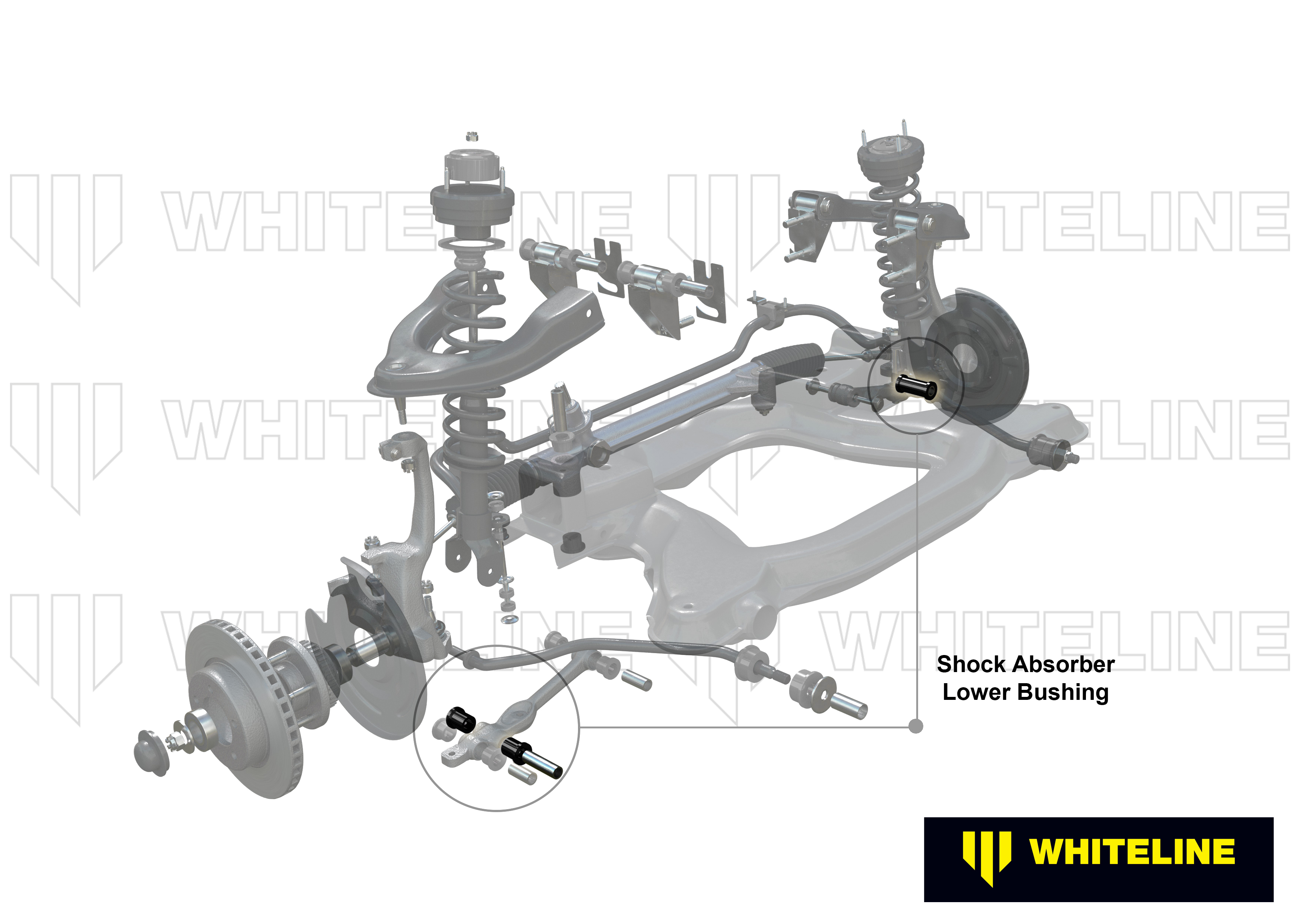 Shock Absorber to Control Arm Bushing
