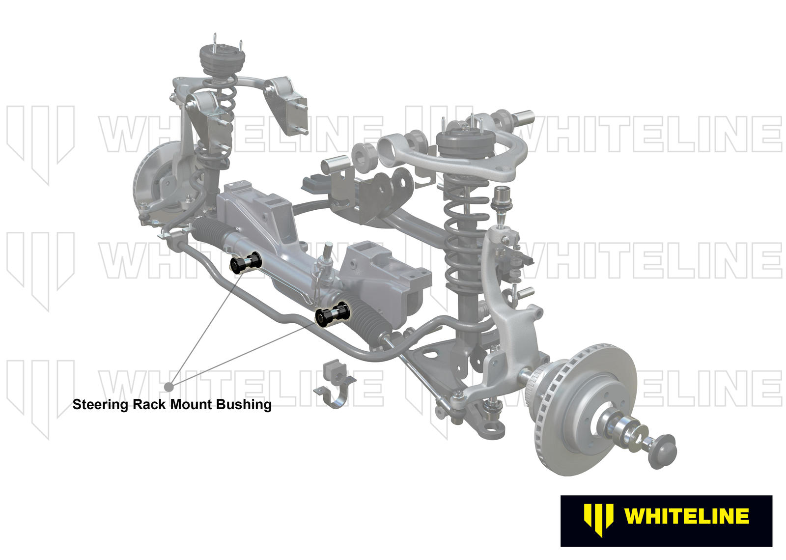 Whiteline Steering - Rack and Pinion Mount Bushing Kit