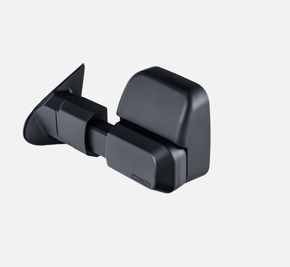 MSA Black Towing Mirror to suit Toyota LandCruiser 200 Series 2007-07/2021 - Electric, Power Fold