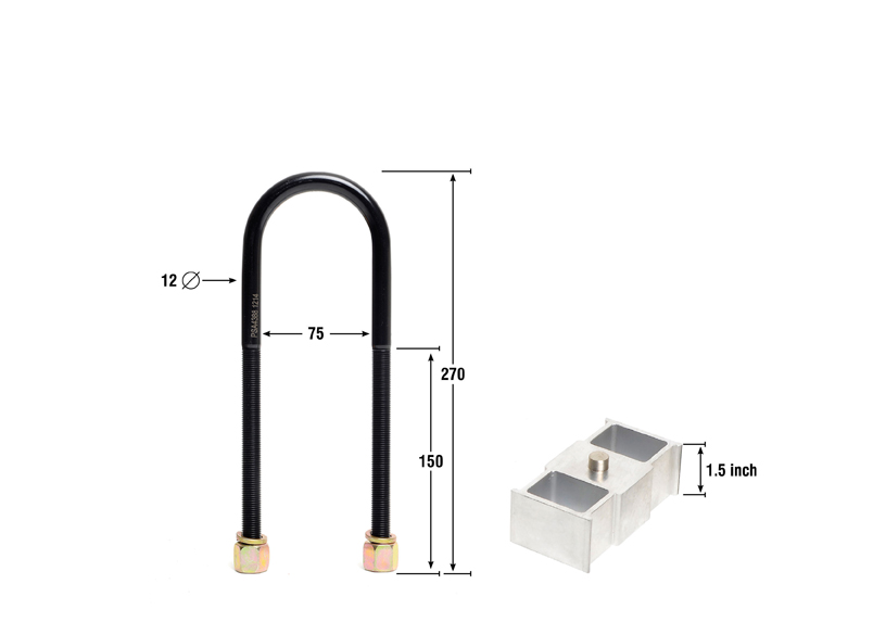 Rear Lowering Block - Kit 1.5
