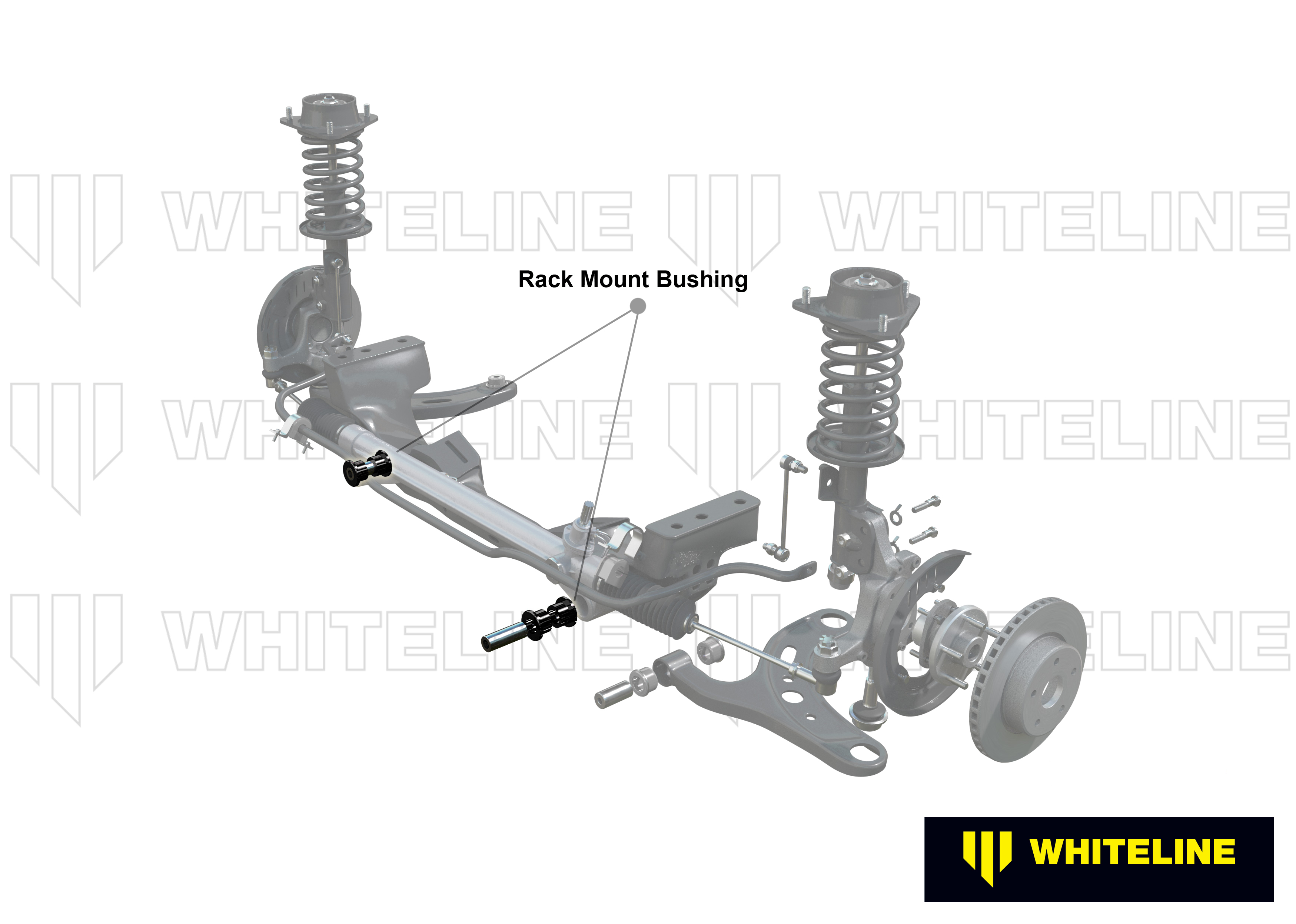 Front Steering Rack and Pinion Mount Bushing - Subaru BRZ and Toyota 86