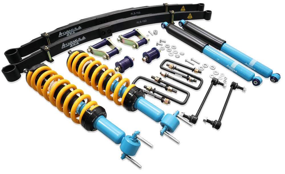 2 Inch 50mm Formula 4x4 Lift Kit with Height Adjustable ReadyStruts to suit Ford Ranger PY, P703 & VW Amarok T1A, T1B 2022-on
