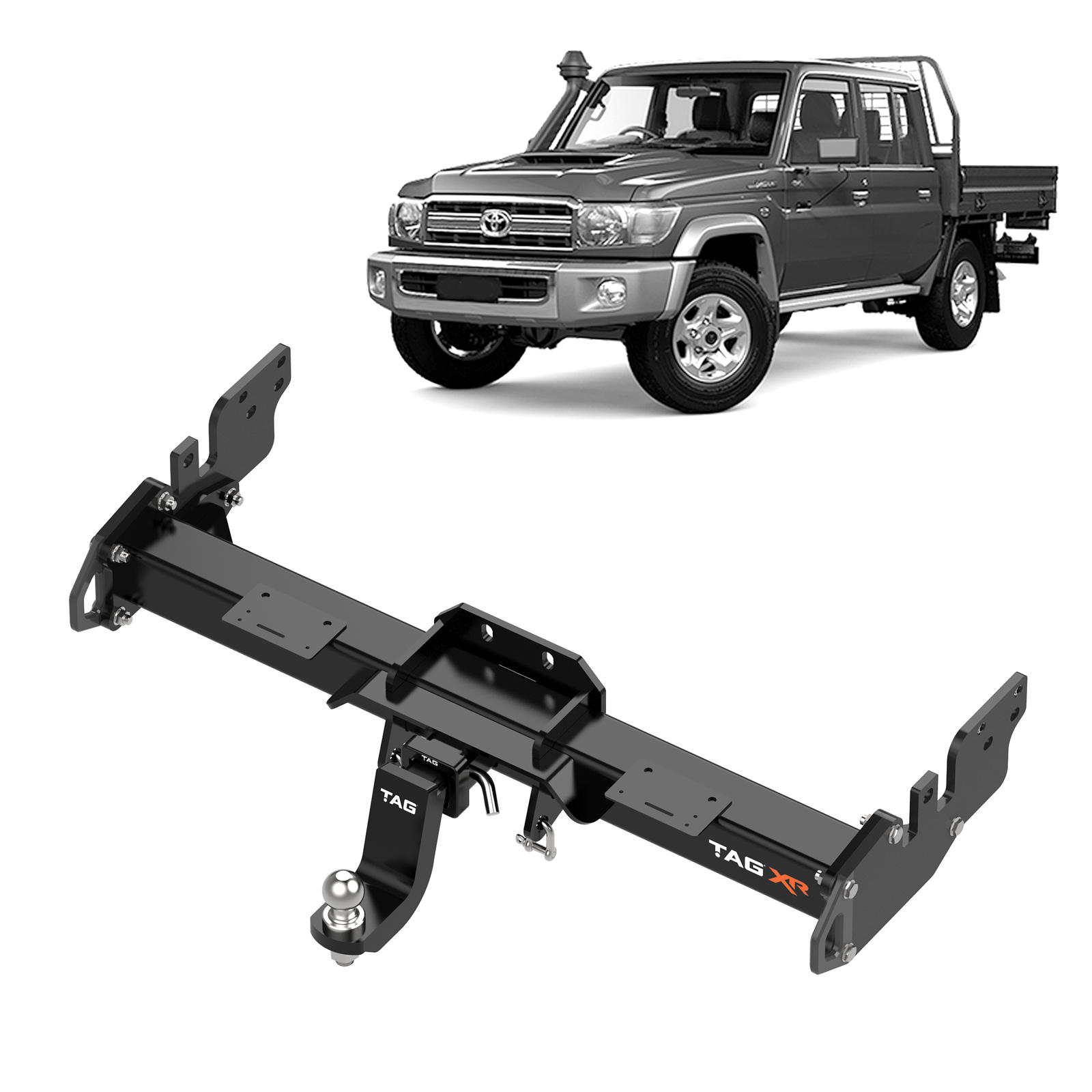 TAG 4x4 Recovery Towbar to suit Toyota LandCruiser Single & Dual Cab Chassis (08/2012 - on)