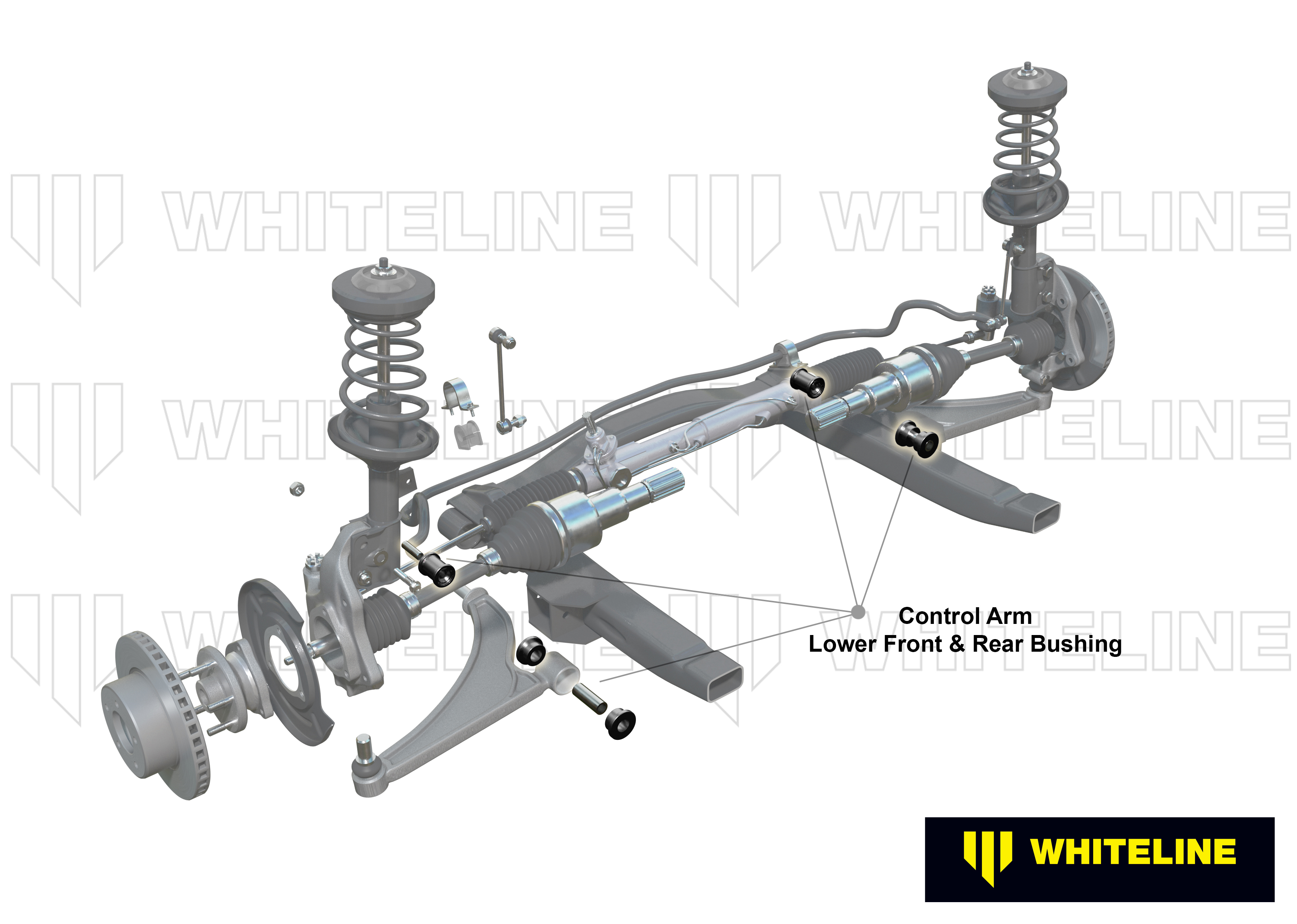 Whiteline KCA433 Front Alignment Caster / Camber Kit; fits Ford Mustang 05-10