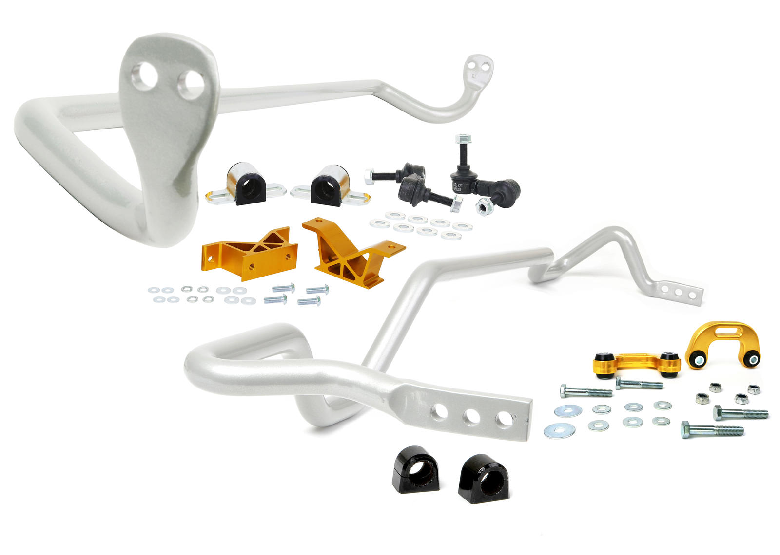 Sway Bar Kit 22mm Front, 24mm Rear, Adjustable, Complete Handling Upgrade