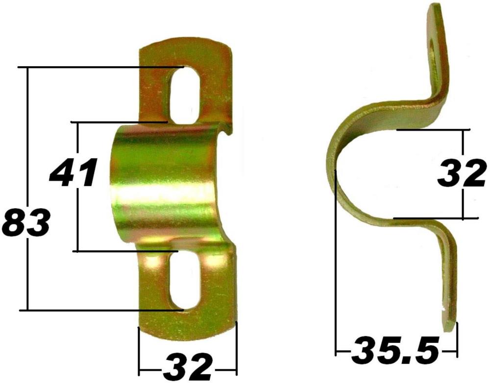 Go to Sway Bar Steel Mount Bracket