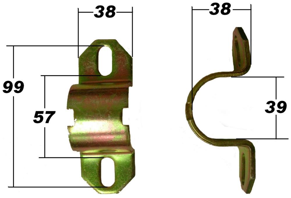 Sway Bar Steel Mount Bracket