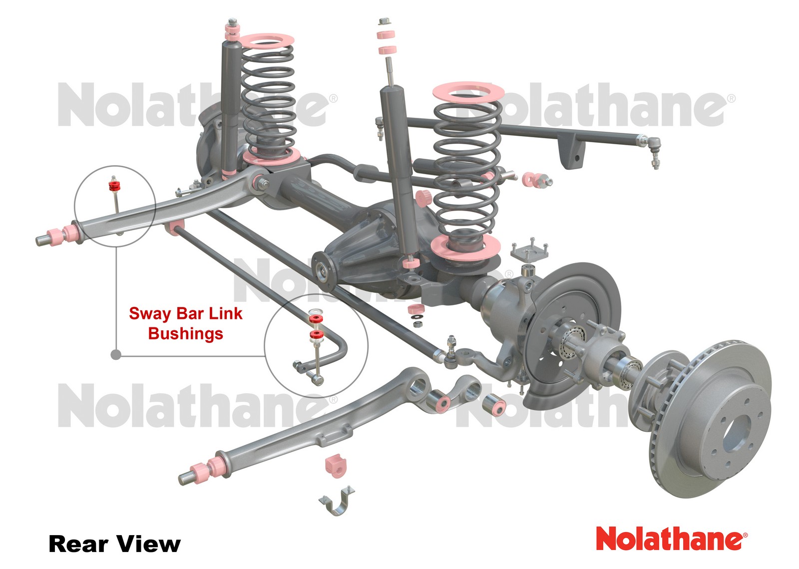 Sway Bar Link - Bushing Kit to Suit Ford F-Series 5th-9th Gen