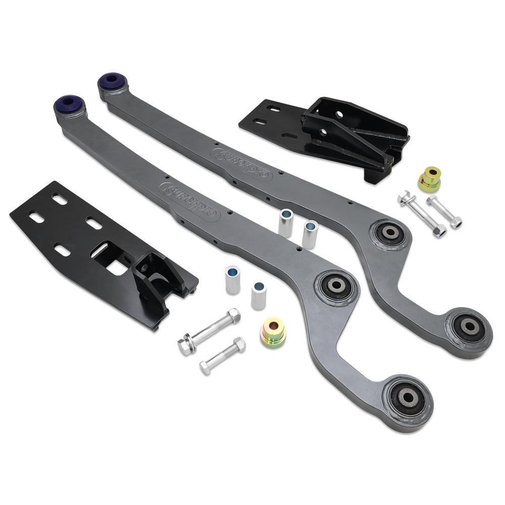 Front Radius Arm fixed Offset Correction Arms Kit to Suit Nissan Patrol GQ, GU with 4-5