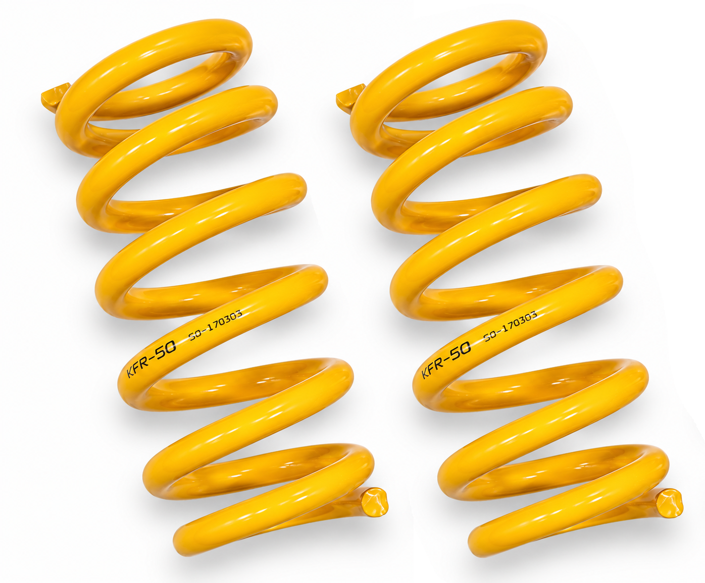 Front Raised King Spring Coils to suit BYD Shark 6 - approx. 40mm lift at 0-50kg load