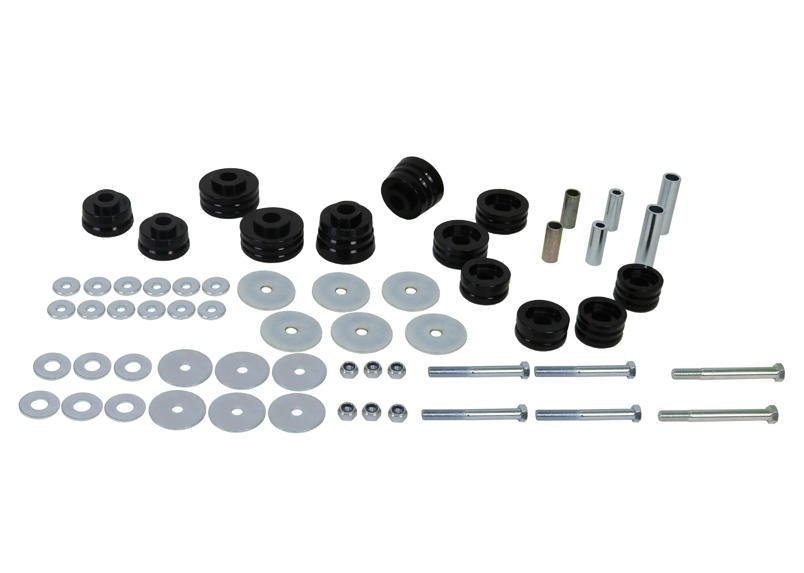 Front and Rear Body Mount - Bushing Kit to Suit Ford Courier PE, PH and Mazda B Series UN