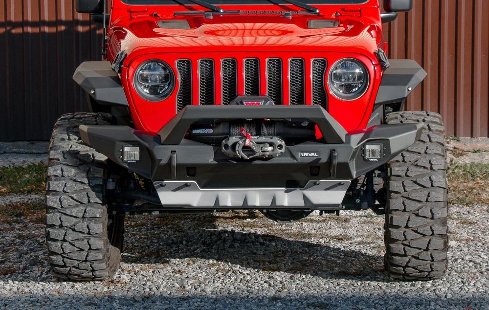 Rival Aluminium Front Bumper to suit Jeep Wrangler JL, JK Gladiator