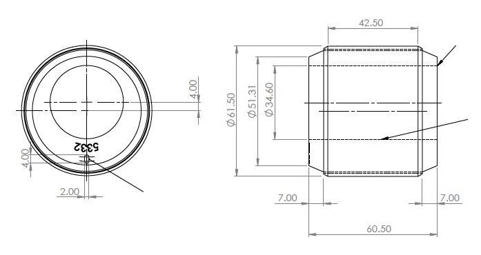 Front Control Arm Lower Rear - Single Offset Bush Kit to suit Subaru Outback BS 2014-2020