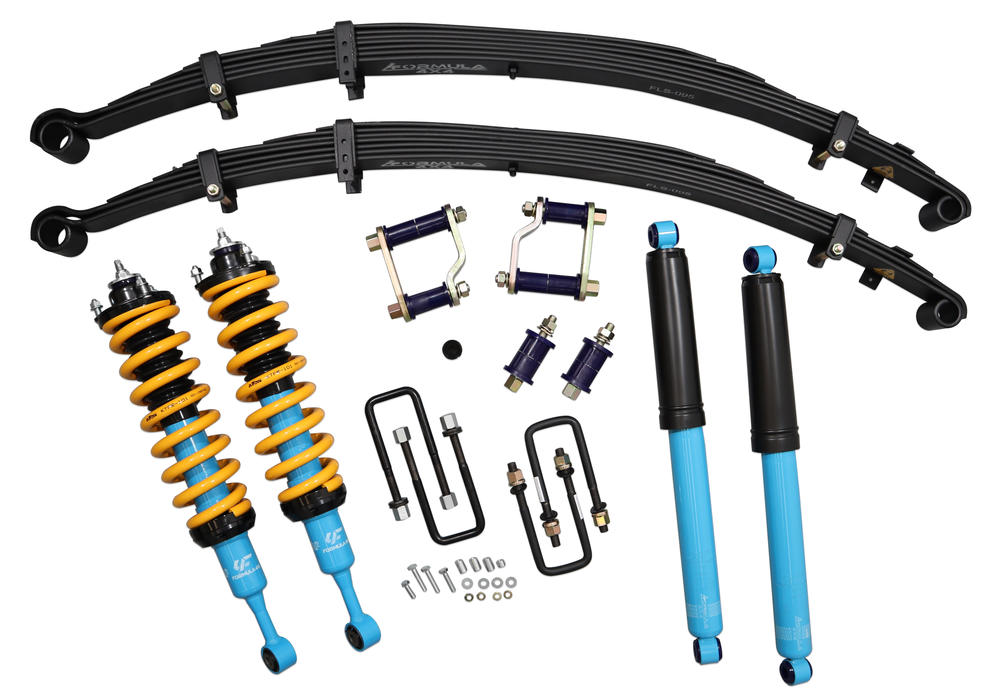 2 Inch 50mm Formula 4x4 Lift Kit with Height Adjustable ReadyStruts to suit Toyota Hilux GUN 2015-2025 - excluding 2022-2025 Rogue (wide-body) & GR Sport