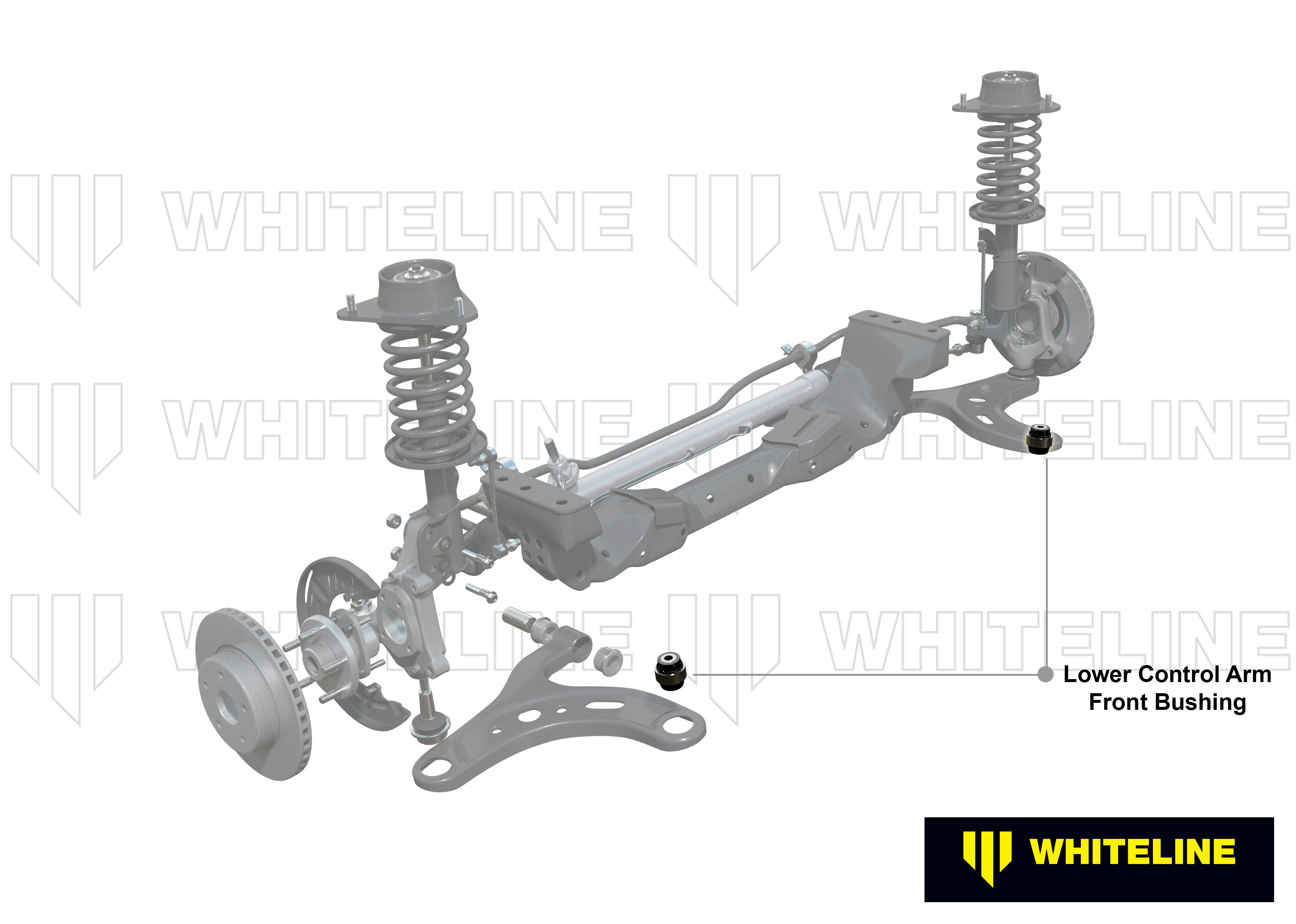 Front Lower Control Arm - Inner Front Bushing Kit to Suit Hyundai Accent, I30 and Kia Rio