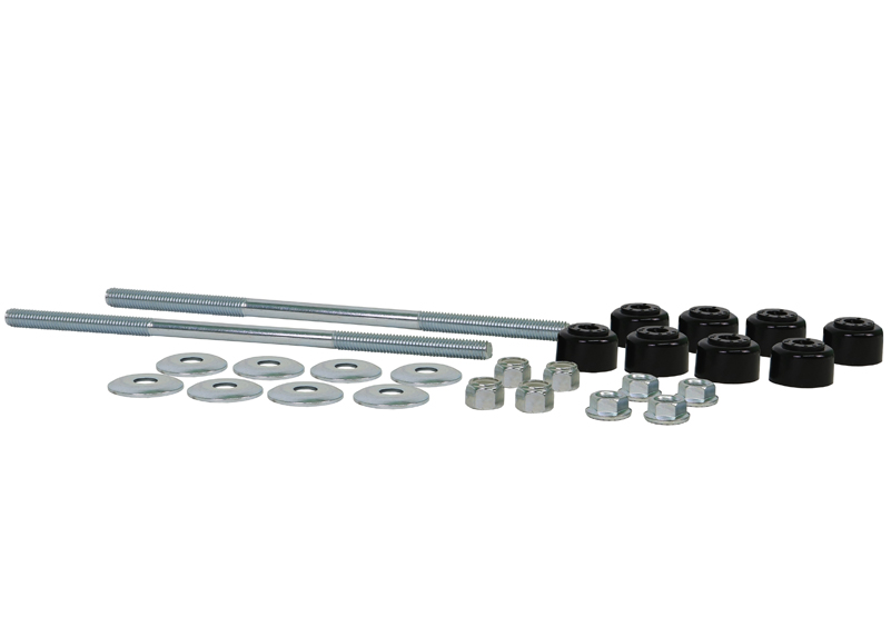 Universal Anti Roll Bar Link - Treaded Rod and Bushings style - 240mm With Bushings