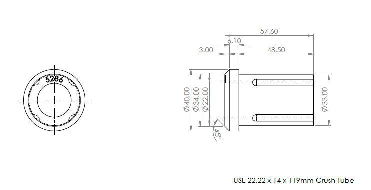 Spring Rear Upper Shackle Bush Kit to suit Ford Transit - 2006-on