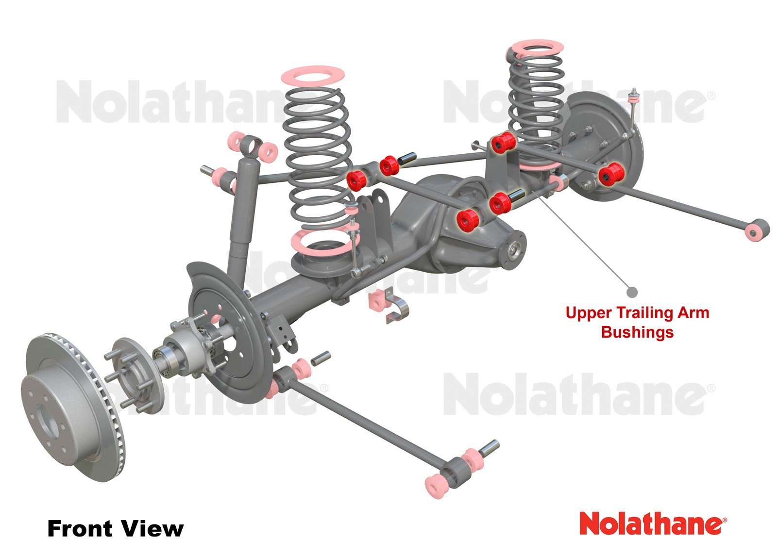 Rear Trailing Arm Upper - Bushing Kit to Suit Mitsubishi Galant, Magna and Sigma