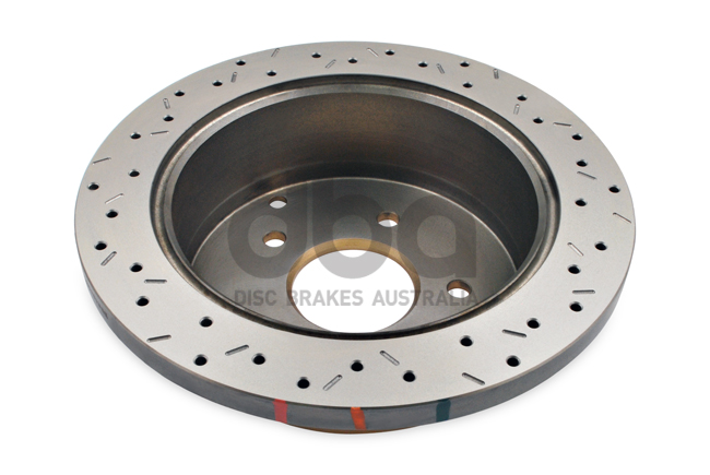 4000 XS Cross-Drilled, Slotted SLD Brake Disc to suit Holden VT-VZ 1997-2007 R