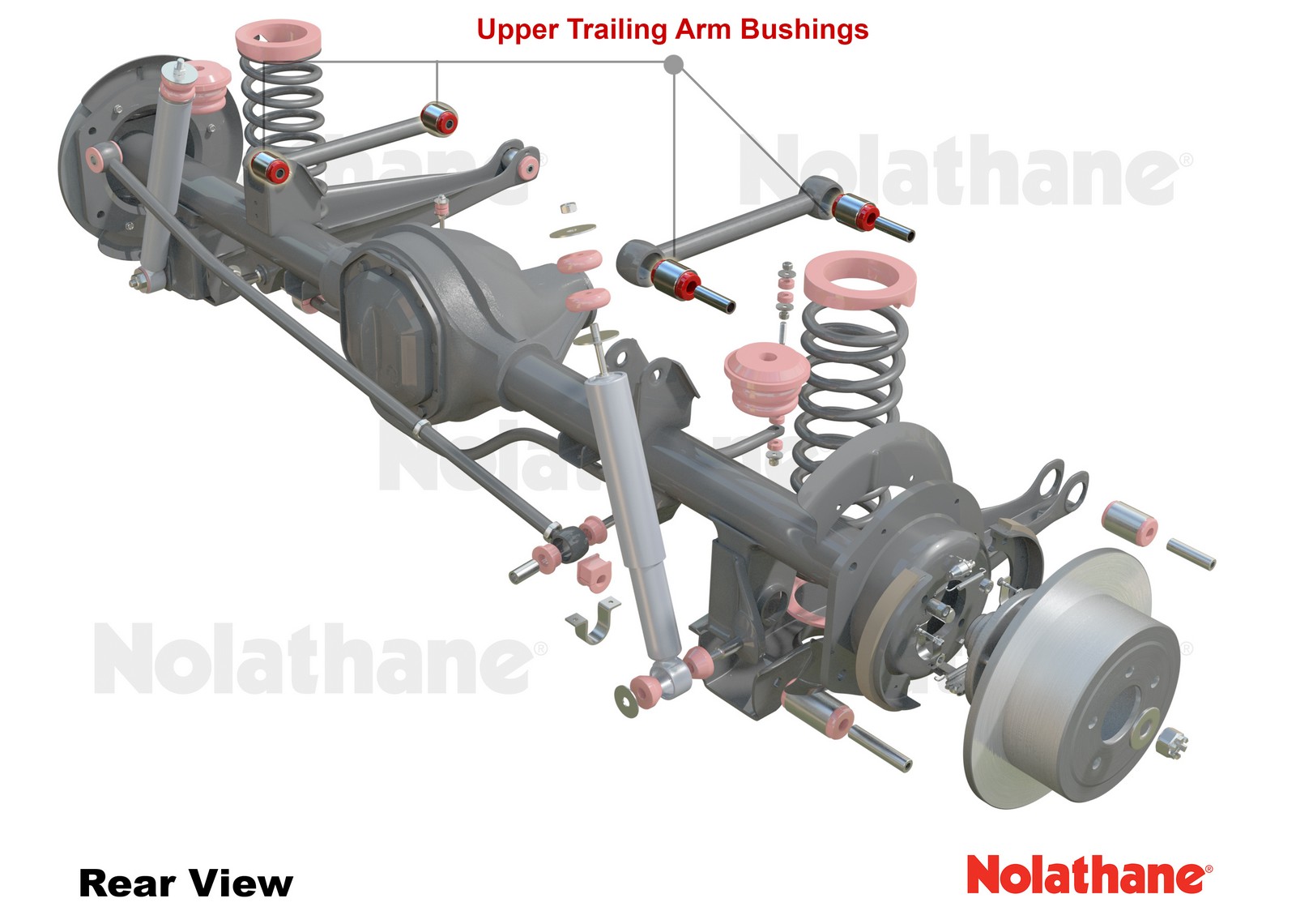 Rear Trailing Arm Upper - Bushing Kit to Suit Holden Commodore VB-VS and HSV