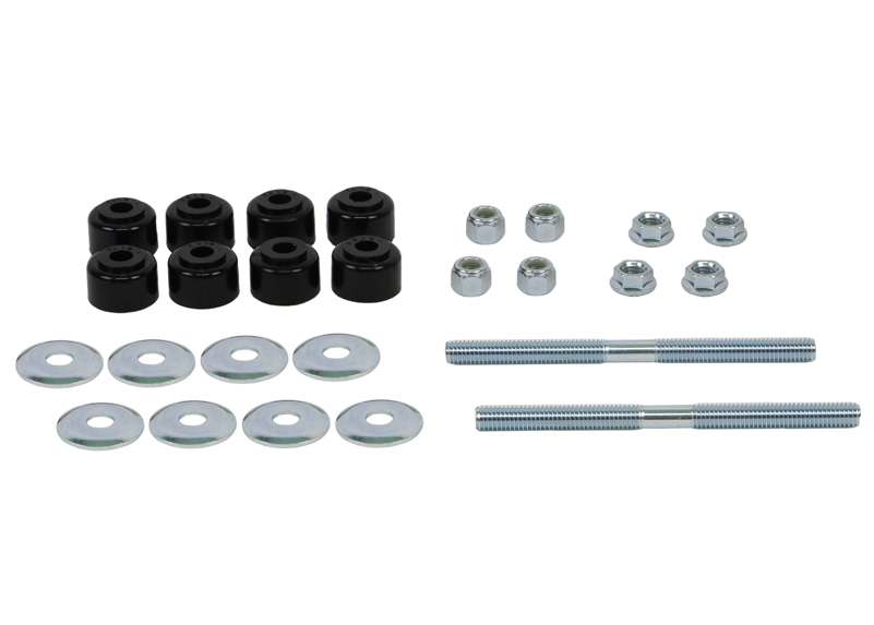 Universal Anti Roll Bar Link - Treaded Rod and Bushings style - 140mm With Bushings