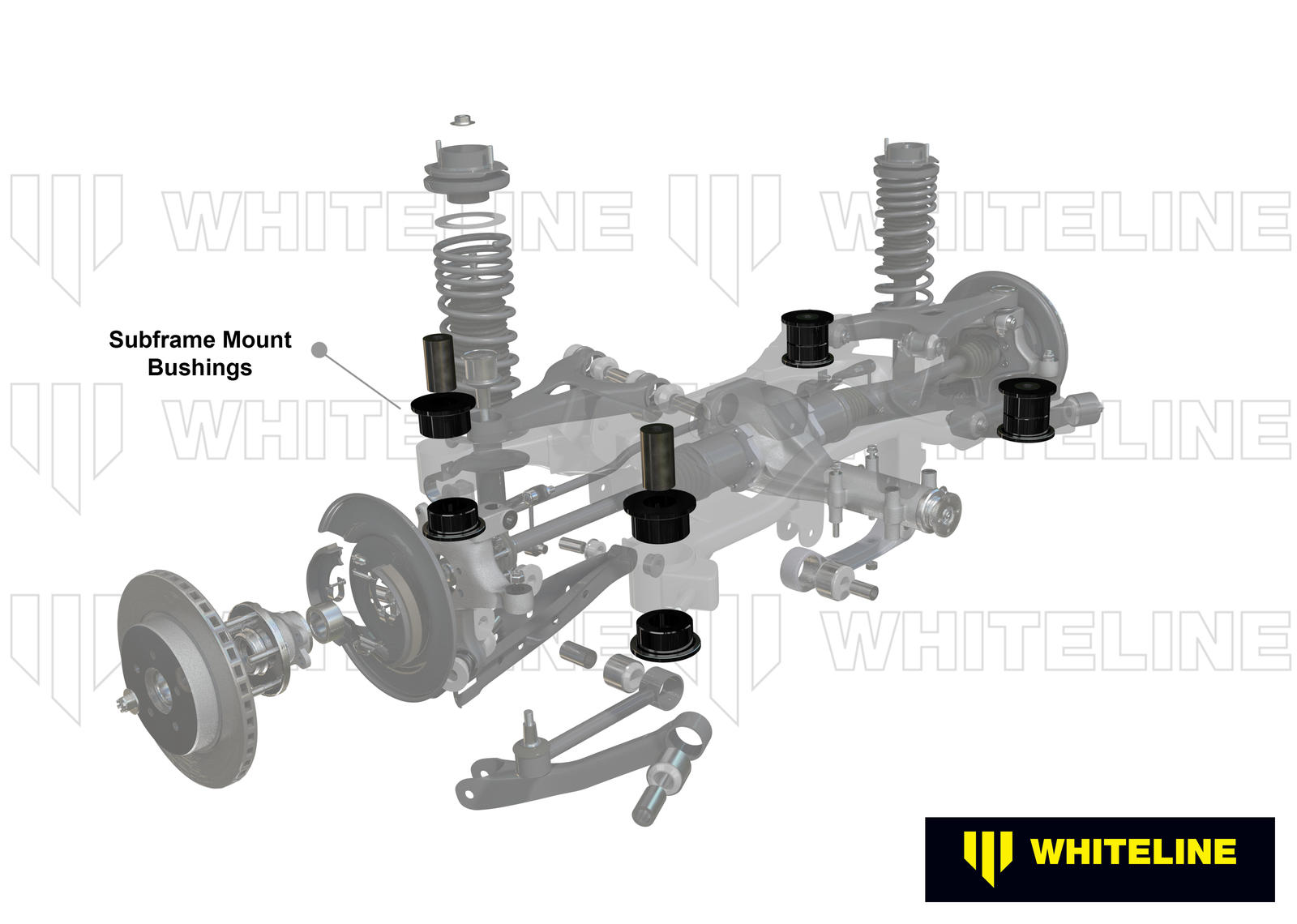 Rear Subframe - Align and Lock Bushing Kit - Nissan
