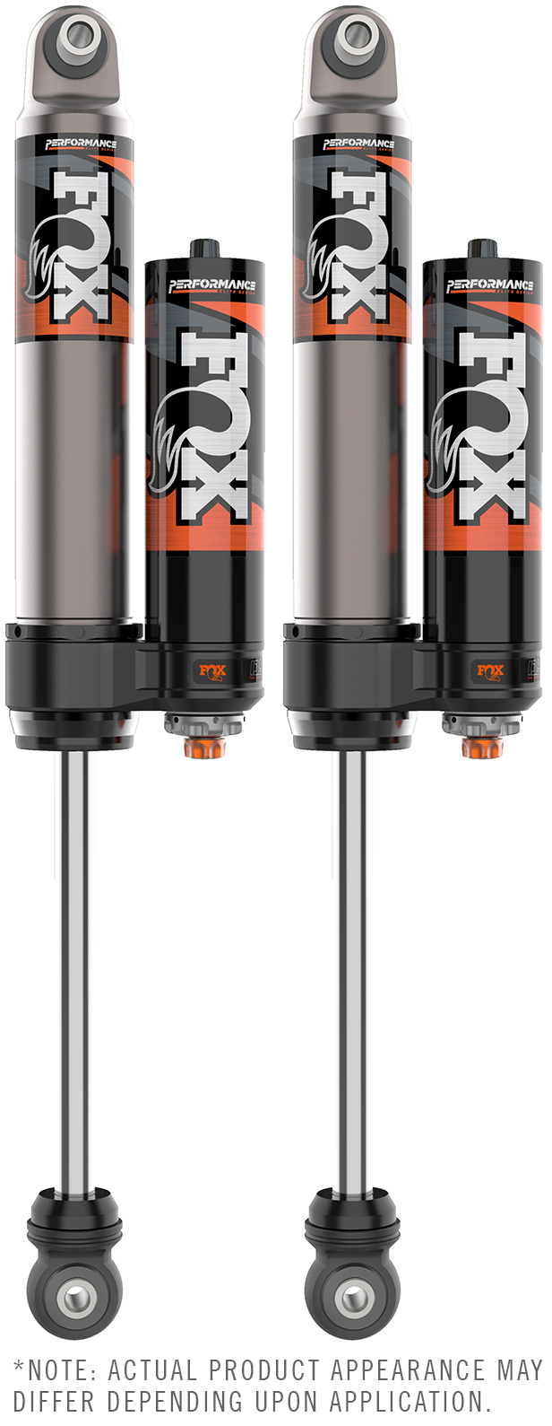 Fox Performance Elite Series 2.5 Reservoir Rear Shock (pair) - adjustable to suit Jeep Wrangler JK 2007-2018 (2.5 Truck PES, P/B, 4.5-6