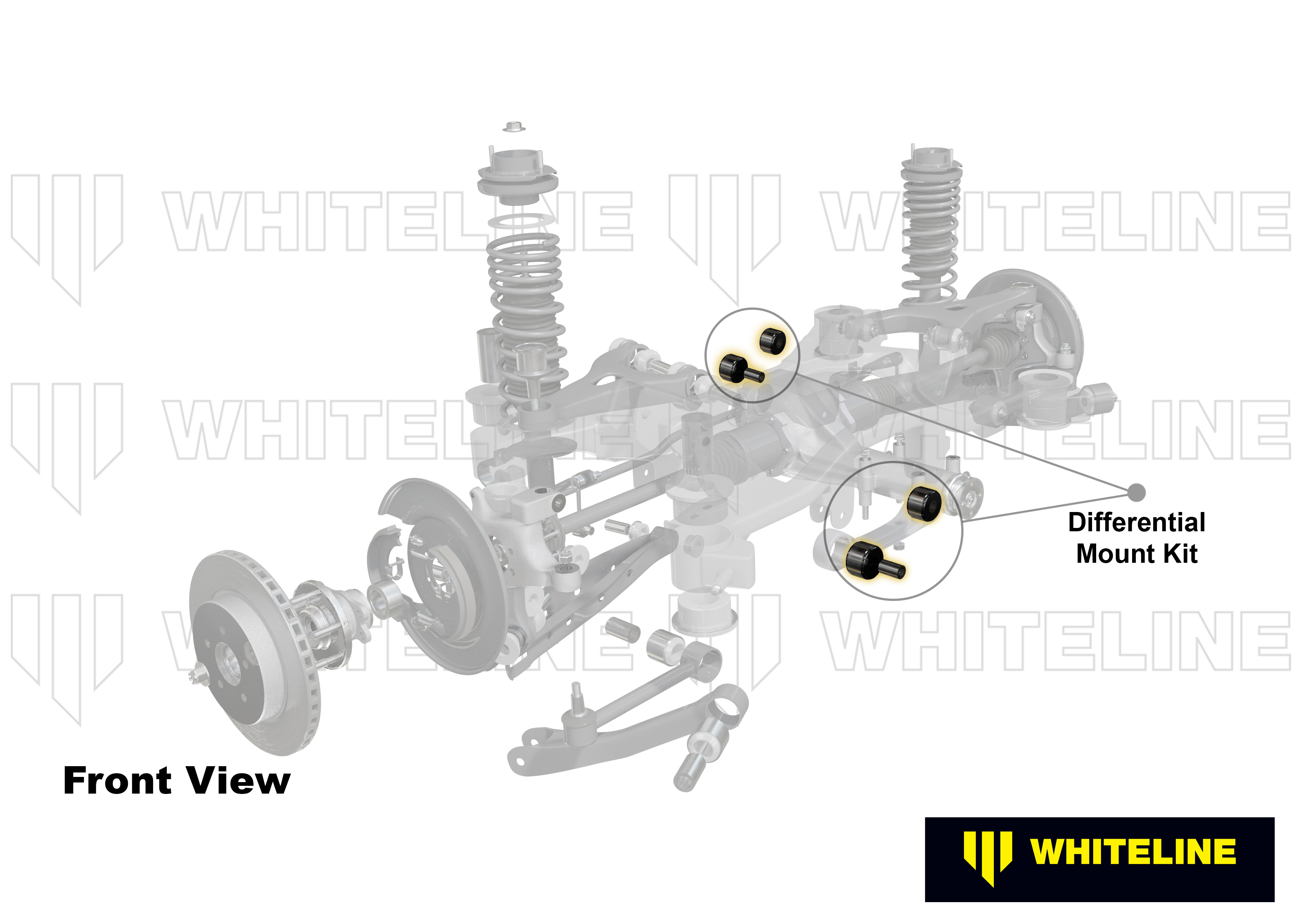 Rear Differential Bushing - BMW 3 Series E46 Z4 E83, E85, E86, E89