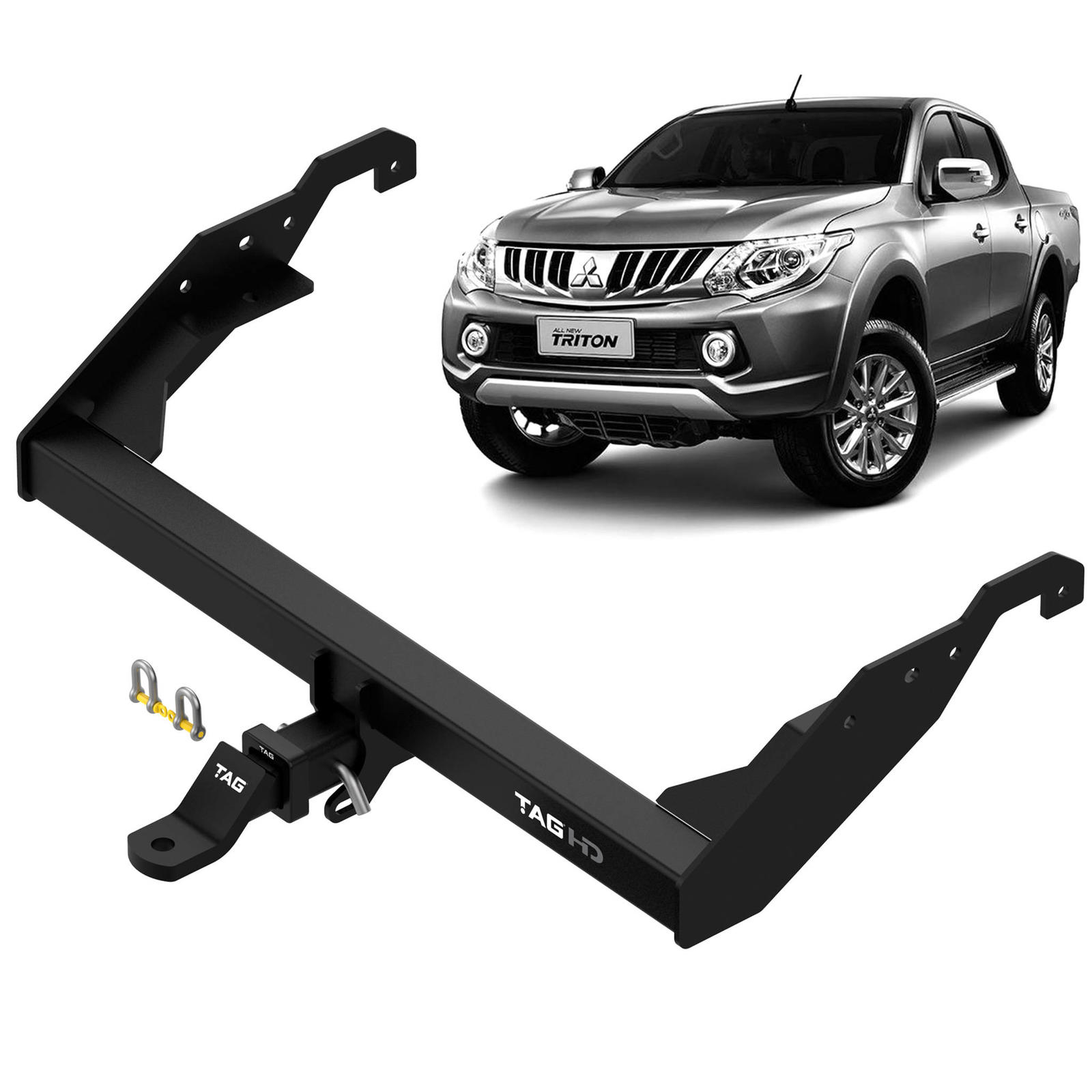 TAG Heavy Duty Towbar to suit Mitsubishi Triton (2014 - on)