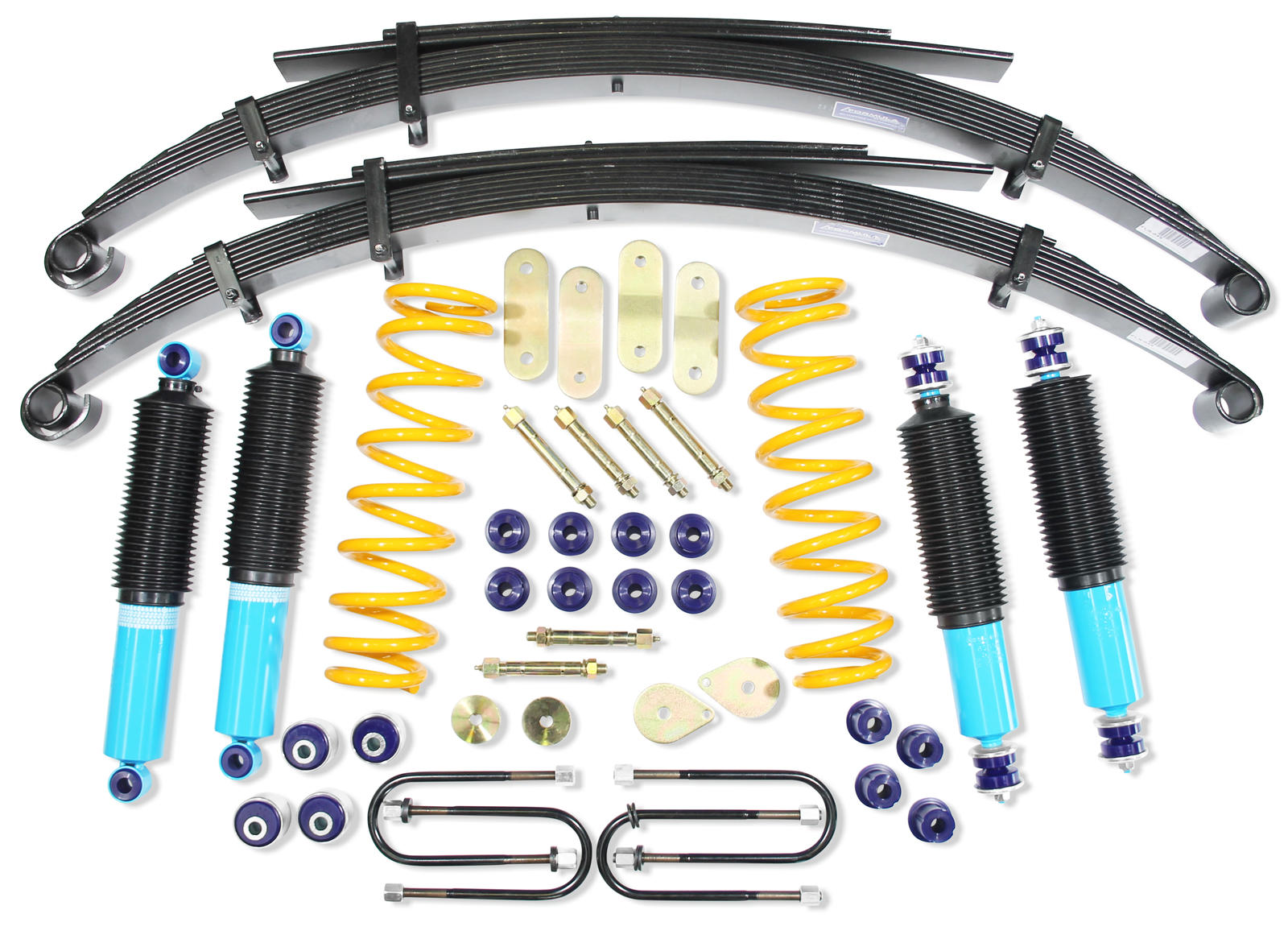 2 Inch 50mm Formula 4x4 Big Bore Lift Kit to suit Toyota LandCruiser 78 & 79 Series - 1999-2007
