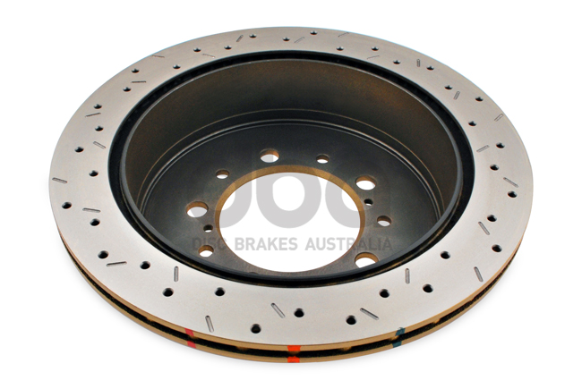4000 XS Cross-Drilled, Slotted KP Brake Disc to suit Toyota LandCruiser 200 2008-on R