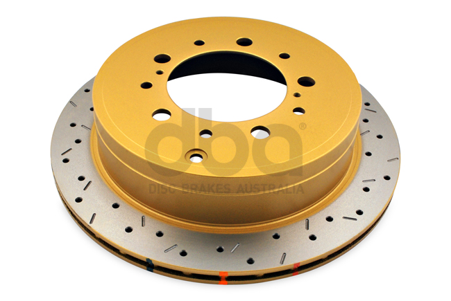 4000 XS Cross-Drilled, Slotted KP Brake Disc to suit Toyota LandCruiser 200 2008-on R