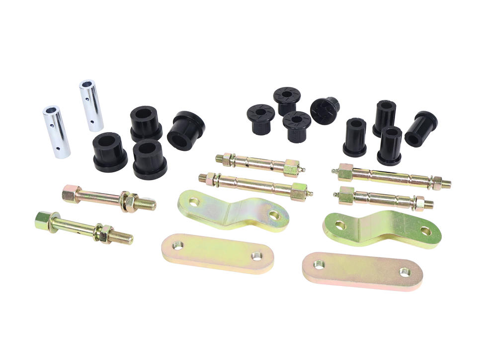 Rear  Leaf Spring - Bushing and Greaseable Shackle/Pin Kit