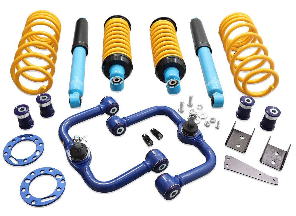 Formula 4x4 Lift Kit with Height Adjustable ReadyStruts to suit Nissan Navara Dual Cab D23, NP300 Series 3, 4 & 5 2018-on (Coil Rear)