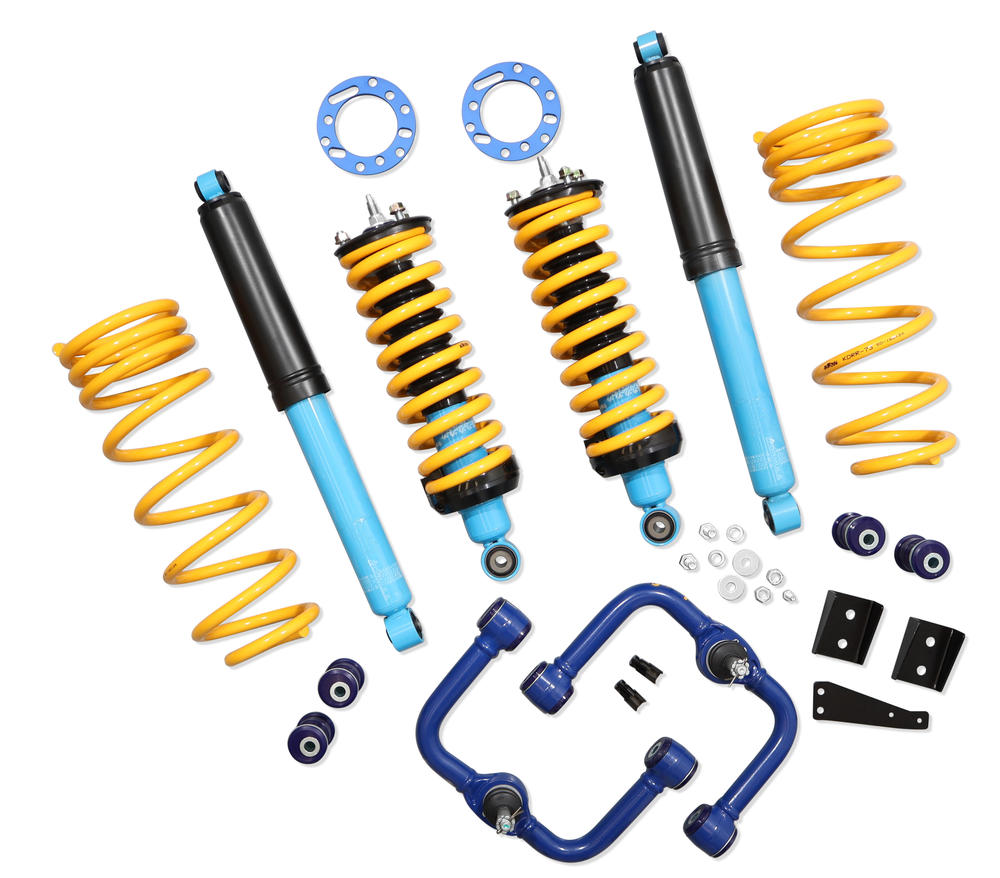 Formula 4x4 Lift Kit with Height Adjustable ReadyStruts to suit Nissan Navara Dual Cab D23, NP300 Series 3, 4 & 5 2018-on (Coil Rear)