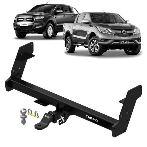 Go to TAG Heavy Duty Towbar to suit Ford Ranger / Mazda BT-50 (High Rider w/step)
