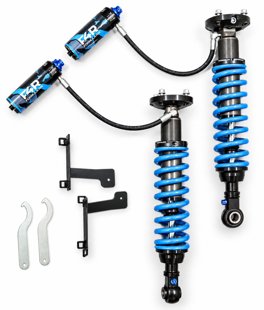 2-3 Inch or 50-75mm Adjustable F4R Formula 4x4 Front Shock Absorber Kit to suit Toyota LandCruiser 300 Series 2021-on
