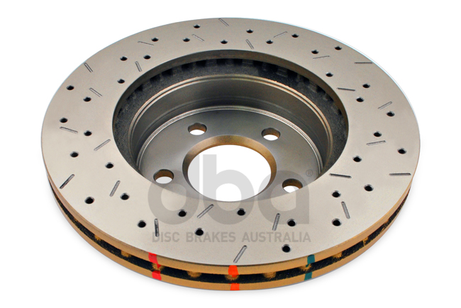 4000 XS Cross-Drilled, Slotted KP Brake Disc to suit Ford BA, BF & FG 2002-on F