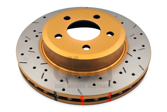 4000 XS Cross-Drilled, Slotted KP Brake Disc to suit Ford BA, BF & FG 2002-on F