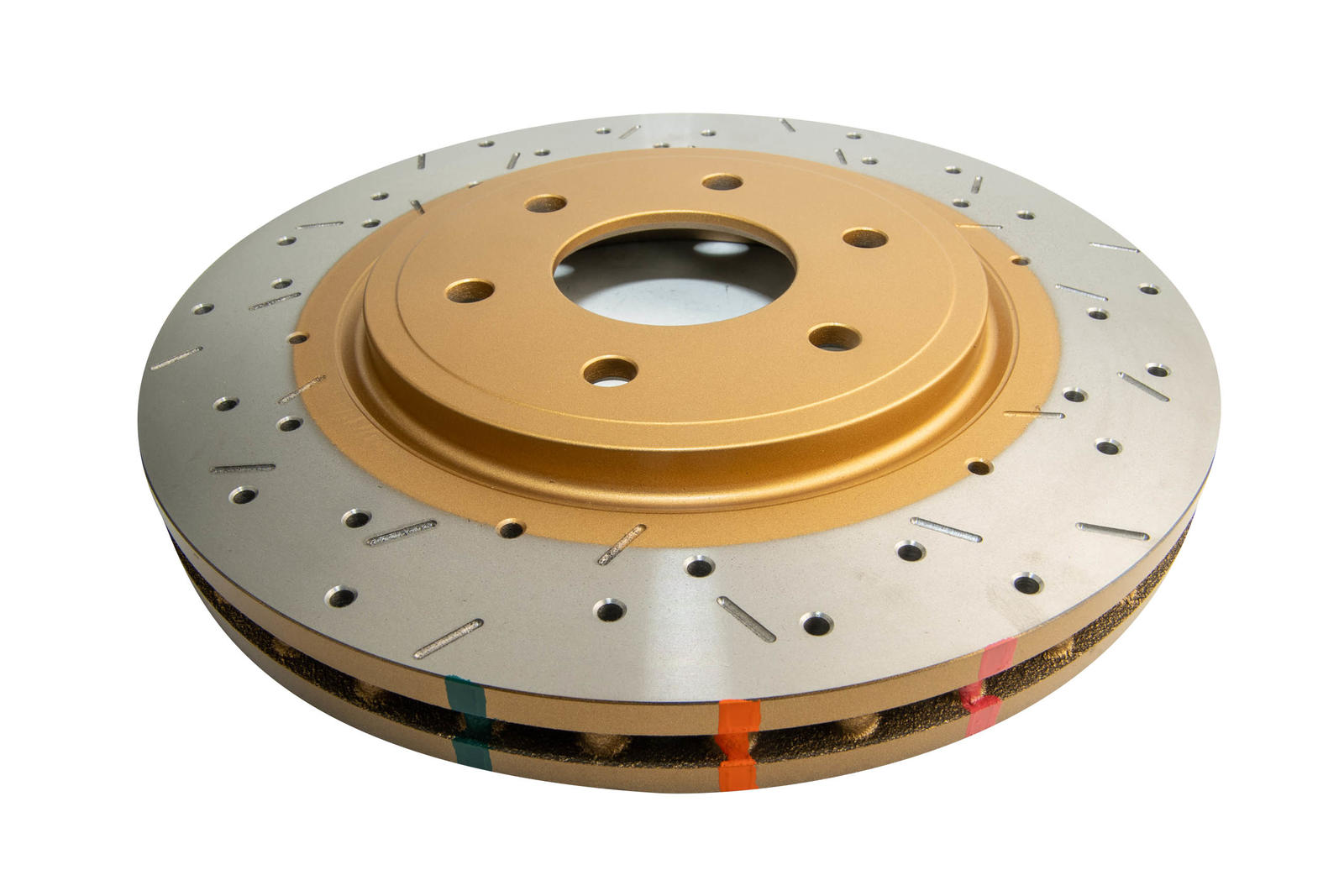 4000 XS Premium Cross-Drilled, Slotted KP Brake Disc to suit Nissan Pathfinder, Navara D40 2005-on F