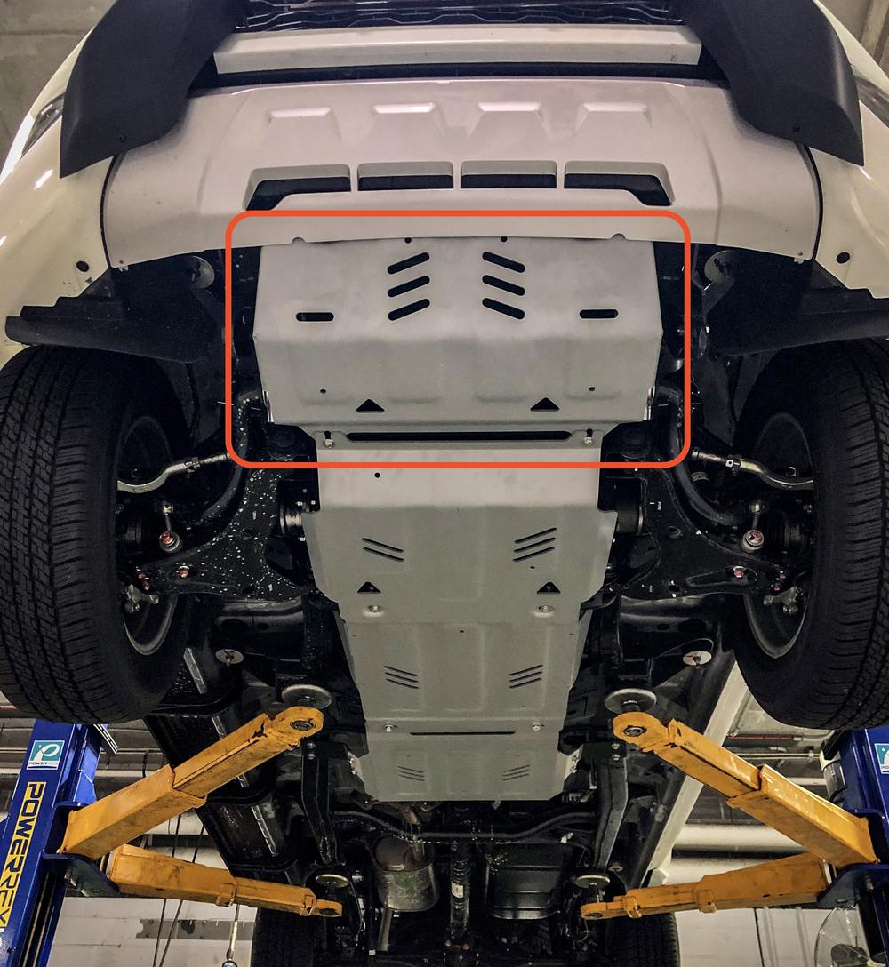 Rival Aluminium Radiator Underbody Armour to suit Mitsubishi Triton & Pajero Sport 2015-on
