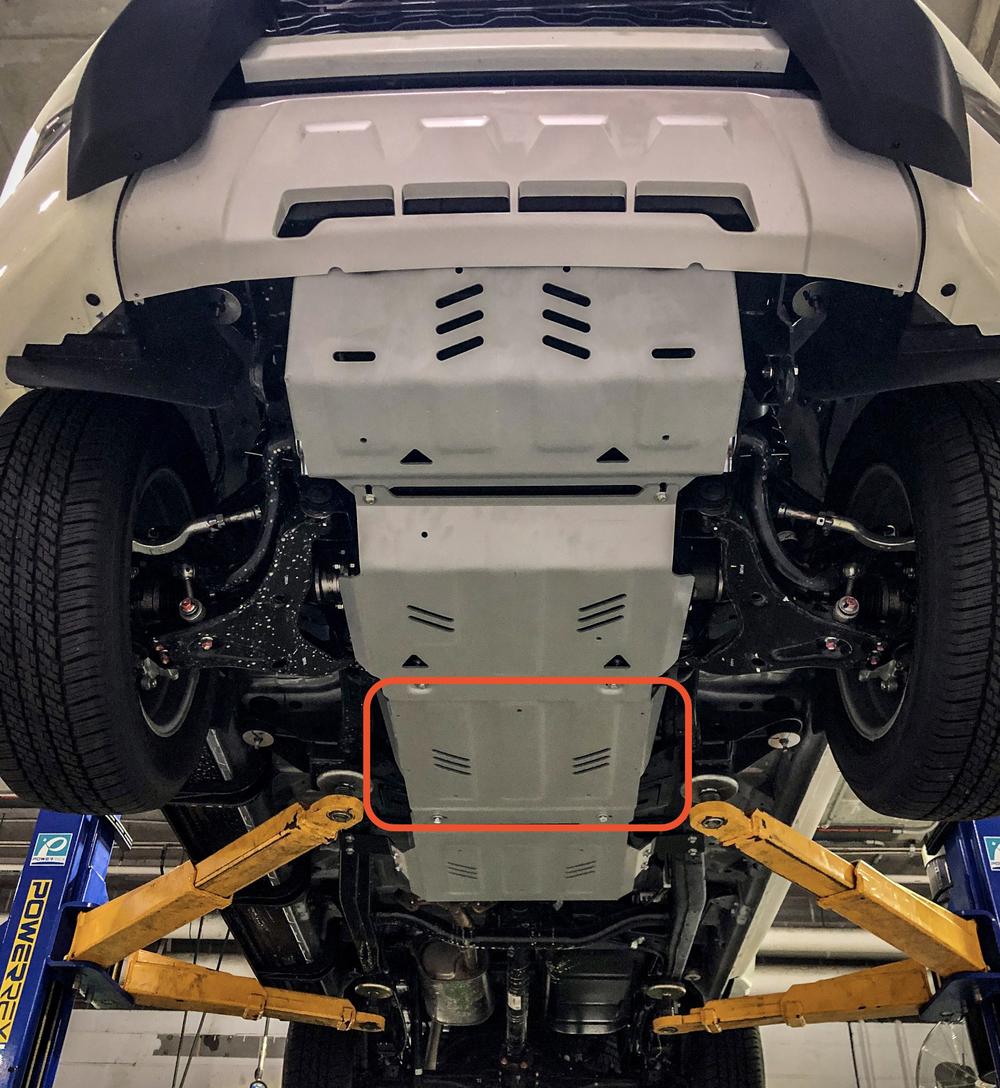 Rival Aluminium Transmission Underbody Armour to suit Mitsubishi Triton & Pajero Sport 2015-on