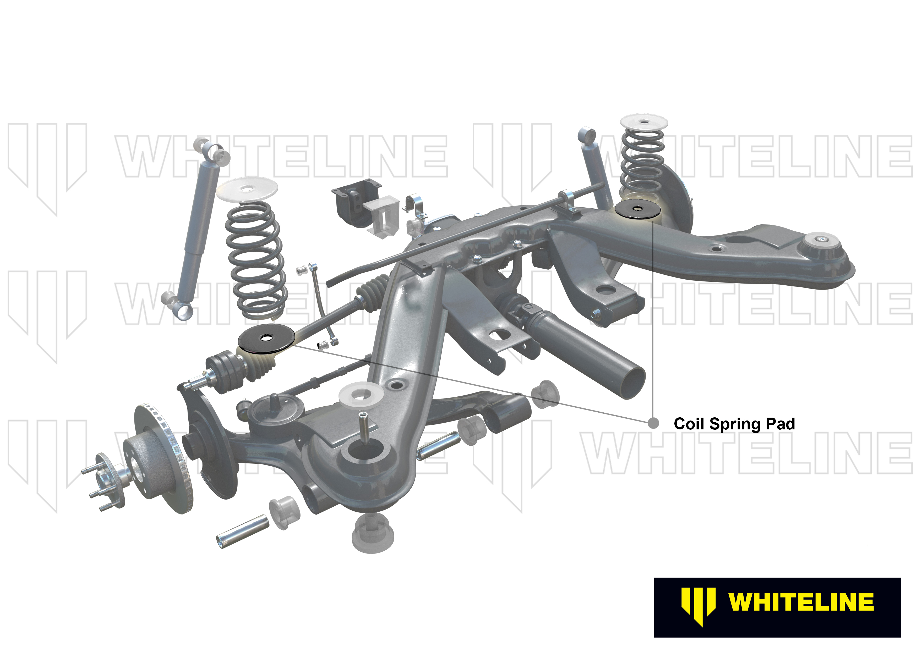 Rear Lower Coil Spring Pad +10mm Ride Height to Suit BMW 3 Series, M3, Z4 E36, E46, Holden Commodore VN-VZ and HSV
